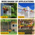 Qualirey Solar Outdoor Motion Sensor Dog Barking Alarm for Yard,4 Pack