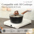 ESLITE LIFE Nonstick Cookware Sets, 9 Pcs Granite Coating Pots and Pans Set Kitchen Cooking Set, Compatible with All Stovetops (Gas, Electric & Induction), PFOA Free, Black