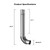 MIZUDO 3"OD Vent Pipe Kit for Tankless Water Heater Gas,304 Stainless Steel