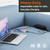 Link2Home Sofa Socket Power Strip, 1 Outlet, 2 USB Ports, 10 Ft.