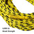 Heavy Duty Tow Rope for Tubing, Towable Tubes Performance Harness Rope, Watersports line, 60ft for 1-6 Riders