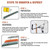 RUIXIN PRO 8 Pcs Knife Sharpening Stones for RUIXIN PRO RX-008 RX-009 Knife Sharpener Fixed-Angle Kit, Professional Whetstone Set Without Base: 180/400/800/1500/2000/3000/5000/10000 Grit
