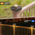 Solar Post Cap Lights Outdoor 8pack, Black Waterproof Solar Powered Deck Fence Post Lights Fit 4x4 Wood/Vinyl Posts, Bright Warm White Solar Post Lights Decorate Deck, Patio, Porch, Fence
