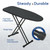 Ironing Board 43x13 with Iron Rest, RAINHOL Black Full Size Iron Board