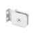 Glass Shower Door Hinge, Aluminum Silver Door Mount Hinge Fits 1/4 Inch Framed-Glass Shower Doors, Residential Use Shower Doors Hardware Replacement Part - 1Pcs