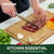Kikcoin 20”×14” Bamboo Cutting Boards for Kitchen, Wooden Healthy Cutting Boards for Charcuterie, Vegetables, Cheese, Bread, Extra Large Chopping Boards with Deep Juice Groove and Handle, Natural