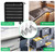 5-Pack RV Storage Locks with Keys, 1-1/8' Keyed Alike Locks for Camper Cabinet Door & Toolbox