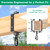 SELEWARE Heavy Duty Swing Hangers, Swing Set Accessories for 4x6 Wood Beam