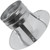 Vent Systems 6" Inch Round 360 Vent Cap - Galvanized Metal Rain Cap - House Exhaust Roof Cap for Perfect Insulation - Exhaust Ventilation Cover - Top Chimney Cap, Flue Pipe Cover