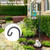 Surprizo Shepherd Hook for Outdoor, Heavy Duty Bird Feeder Pole with 5 Prong Base, Adjustable Height Bird Feeder Stand Ideal for Hanging Bird Feeders, Plant, and Garden Decorations