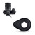 Nikon Z7 II Z6 II Z5 Camera Eyecup Eyepiece Viewfinder - Oval Shape TPU Rubber, 360 Rotatable Design - Replaces Nikon DK-29 Eye Cup
