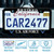 2 Pcs License Plate Frame for Retired US Air Force Black Matte Aluminum USAF Car Plate Cover Holders with Screw Caps