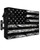 LBCASA American Flag Outdoor TV Cover 70 to 75 Inch Weatherproof, Camouflage Black Stripes 600D Oxford TV Covers with Zipper, Vintage US Flag Outside Flat TV Screen Protector Size 68"W x 42"H x 4.5"D