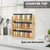Thalomely 3-Tier Bamboo Spice Rack, Wall Mount & Countertop Spice Organizer