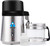 DC House Distilled Water Machine 1 Gallon, Stainless Steel Water Distiller for Home Countertop 110V 750W Purifier for Humidifier Office CPAP with Smart Switch, Glass Pot