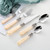 CATHYLIN REVERIE Collection 18/10 Stainless Steel Vintage Flatware set,Sliverware set,Dishwasher safe (30, Champagne)