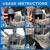 HQSSWUCH Truck Ball Joint Separator, Heavy Duty Universal Ball Joint Removal Tool, 36mm Forks Ball Joint Puller, One Piece Molding, Top Bead Design Suitable for Most Truck, Semi-Truck and Bus