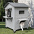 Rockever Plastic Insulated Outdoor Cat House with Escape Door