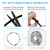 Bonviee 100FT Misters for Outside Patio, 28 Nozzles, 3/4 Inch Brass Adapter