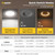 Ensenior 12 Pack 5/6 Inch 5CCT LED Recessed Lighting with Night Light