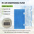 7.5" x 14" RV Air Conditioner Filters for Dometic Air 3313107.103, 4 Pcs