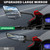 XINGWU Large Motorcycle Mirrors Adjustable Rearview Stealth Mirrors for Ninja 650 Ninja 500 Ninja 400 ZX6R ZX10R ZX4RR CBR1000 CBR300R CBR500R CBR600RR GSXR1000 R15 R25 YZ Wind Wing Side Mirror