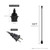 FIRMERST 10FT Hanging Pendant Light Cord, E26/E27 Socket