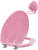 Angol Shiold ELONGATED Pink Glitter Resin Slow Close Toilet Seat 18.5Inch