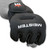 Meister 2 Pound Neoprene Weighted Gloves for Cardio & Heavy Hands (Pair) - 2lb x 2 - Black/Red