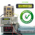 30W 12 Volt LED Power Supply, Waterproof IP67 LED Driver, 110V AC to 12V DC Converter, LED Transformer Low Voltage Output with 3-Prong Plug 3.3 Feet Cable for Light Strip, 2.5Amp
