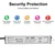 30W 12 Volt LED Power Supply, Waterproof IP67 LED Driver, 110V AC to 12V DC Converter, LED Transformer Low Voltage Output with 3-Prong Plug 3.3 Feet Cable for Light Strip, 2.5Amp