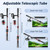 Fish Tank Cleaner - Aquarium Gravel Cleaner, 530GPH/32W Electric Fish Tank Cleaning Tools, Adjustable Water Flow Aquarium Cleaner Kit, Turtle Tank Gravel Cleaner Vacuum for Wash Sand, Water Changing