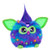 Furby Galaxy Edition, Glow in The Dark, 15 Fashion Accessories, Interactive Plush Toys for 6 Year Old Girls & Boys & Up, Voice Activated Animatronic (Amazon Exclusive)