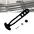 Marine Boat Telescoping Ladder Strap with 3 Adjustable Mounting Holes, Secure Retaining Rubber Latch Band for Yacht Sport Jet Swim Boarding (S)