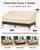 Vailge Patio Sofa Cover 3-Seater & Outdoor Couch Cover Waterproof