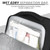 RUCYEN Lunch Backpack, Insulated Cooler Backpack Removable Lunch Box for Men Women, 15.6 Inches RFID Blocking Laptop Backpack Lunch Bag for Work Travel Black