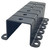 6 PCS 2x2" Square Pipe Tube Strap Clamps,2 inch metal u shaped bracket, steel u clamp bracket for mounting,Powder Coated Black