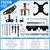 18pc Timing Tool for Ford, Engine Timing Tool Kit Camshaft Flywheel Locking Tools for Ford Fiesta Fusion Escape Mazda 1.4 1.6 1.8 2.0 Di/TDCi/TDDi ECOBOOST 1.6 Ti-VCT 1.5 1.6 VVT 2.5L Replace 303-1097