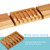 HTB 2 Pack Self Draining Soap Dishes,Teak Wood Soap Holder for Shower