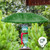 andergi 19.25-Inch Extra Large Squirrel Baffle,Hummingbird Feeder Shade Dome Cover, Bird Feeder Rain Guard, Hanging Squirrel Proof for Shepherd's Hook Outdoors (Green) 2 Pack