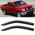 Cxdar Window Rain Guards for 2005-2020 Nissan Frontier King Cab, Window Wind Deflectors Vent Visors Shades for 05-20 Frontier Extended Cab