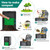 YITAHOME Large Outdoor Compost Bin, 80 Gallon (300L) Composter Box with Snap-on Top Lid and Aeration System, Lightweight Garden Compost Barrel Tumbler, Easy Assembly, BPA Free, Green