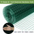 Tongmo 48" x 100' Green Hardware Cloth, 1inch Mesh Chicken Wire Fence, 19 Gauge Vinyl Coated Wire and Welded Wire Roll,Garden Fence, Poultry Netting for Rabbit/Duck/Chicken Coop