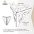 TCHOSUZ 6Inch Hollow Out Metal Furniture Legs,Set of 4 Chrome Triangle Feet