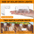 Geelin 32 Pcs Solar Deck Lights Outdoor, Waterproof LED Solar Step Fence Lights for Stairs, Step, Railing, Patio, Driveway, Garden, Pathway and Yard(White Shell Cool White Light)