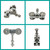 SIWOOD 4-Wheel Strut Channel Trolley 4 Pack, 800 LBS Load Capacity, Fits 1-5/8" Channel, Anti-Jam Groove, Quiet Bearings, M10 304 Stainless Steel Hardware for Indoor or Outdoor Use