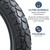 YUNSCM Heavy Duty 20x4.0/98-406 E-Bike Tires 2-PCS (Y-1327)