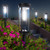 BITPOTT Bright Solar Pathway Lights Outdoor, 8 Pack Solar Garden Lights for Outside Waterproof IP65, Auto On/Off Outdoor Light for Yard Garden Lawn Walkway Driveway Landscape Lighting