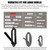 VMSIXVM European Mount Skull Hanger for Small to Medium Animals, 6 Pcs