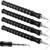 SEUNMUK 4 PCS Automatic Rebar Tie Wire Twister, Rebar Tie Wire Twister Tool with Ergonomic Rubber Handle Reinforced Spring for Construction, Home Improvement, Straight Hook, Black